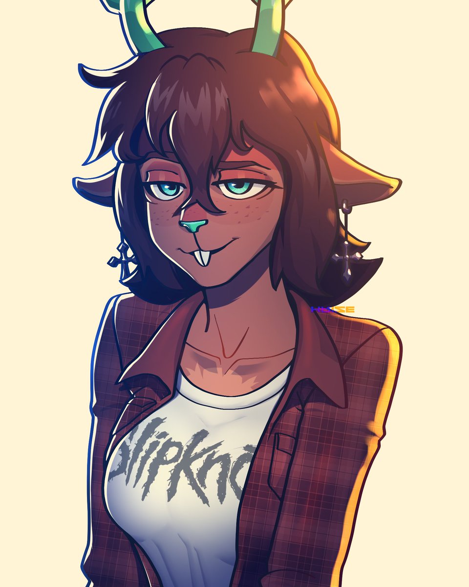 hrize0's tweet image. Dess Holiday as a part of an art trade with @Dragonposting2 
(Design also by @Dragonposting2 🥸)

(deltarune tomorrow)
#art #digitalart #DELTARUNE