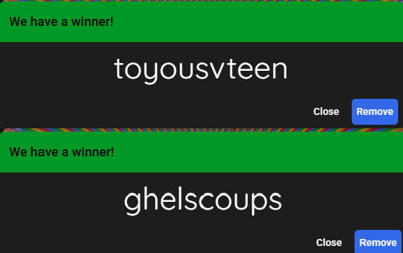 hanniesaurs's tweet photo. congratulations @toyousvteen and @ghelscoups for winning 211 each!! ๐
please claim in DM within 24 hours!! ๐ฉท https://t.co/b6GAzLK8Kr