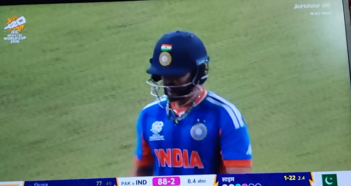 Well Played, Ishan Kishan 👏

- Ishan Kishan made 77 runs in This match against Pakistan. 
#INDvPAK