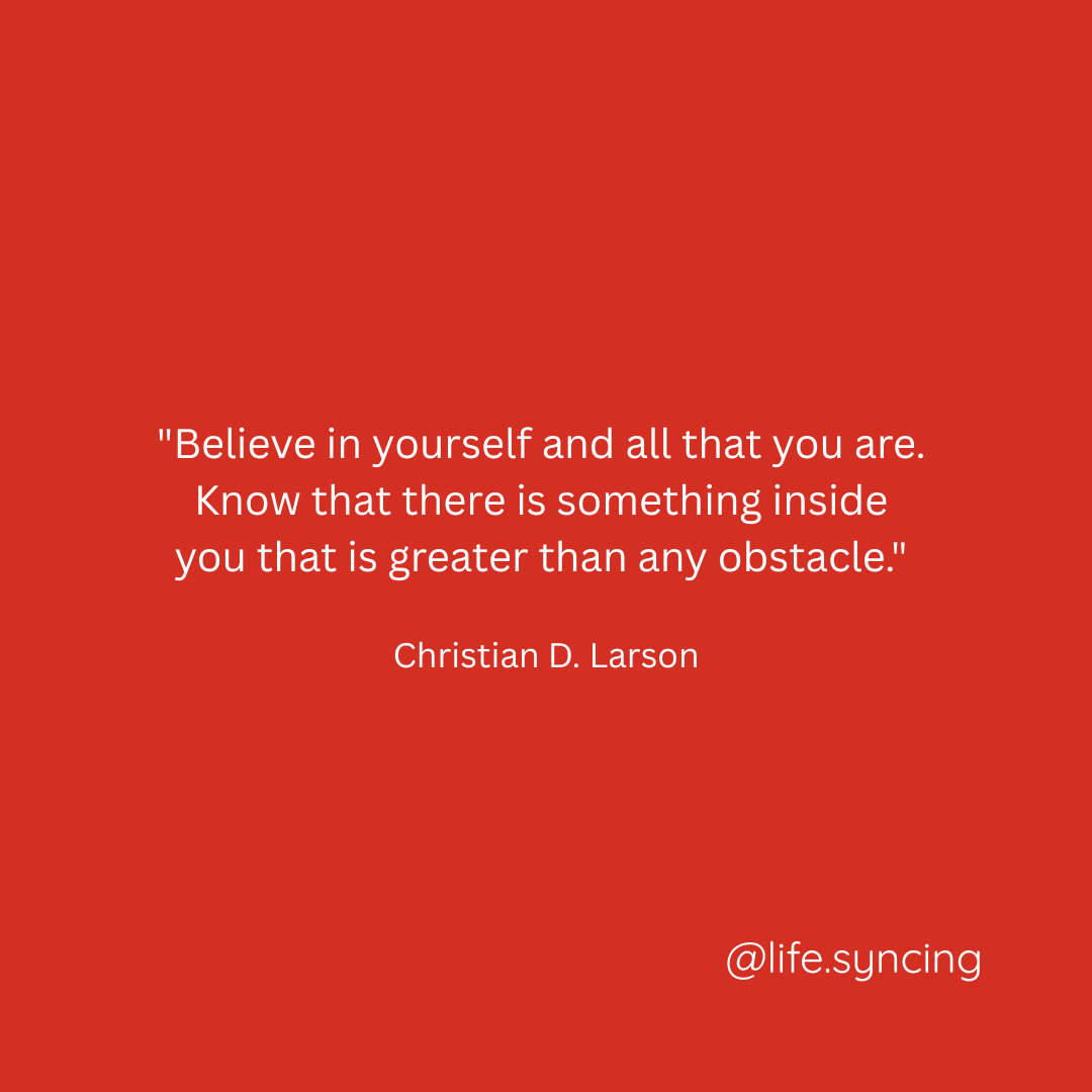 life_syncing's tweet photo. Believe in yourself and all that you are. Within you is something stronger than any obstacle you may face.
Take heart, and keep going. 🌿
#BelieveInYourself #InnerStrength #EverydayInspiration #MindfulMoments https://t.co/nzLdwBP2ke