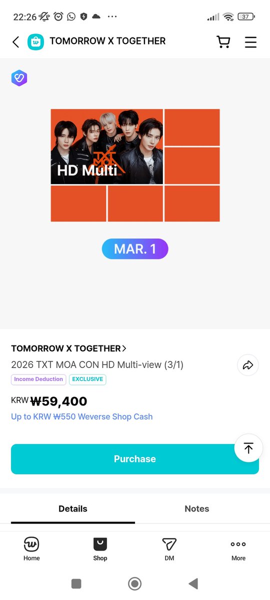 ethernaltyun's tweet photo. mau beli ini ada yang mau sharing ga yaaa, bisa buat 2 device soalnya

2026 txt #moacon #wts #moasell https://t.co/UDxCBzSJq0
