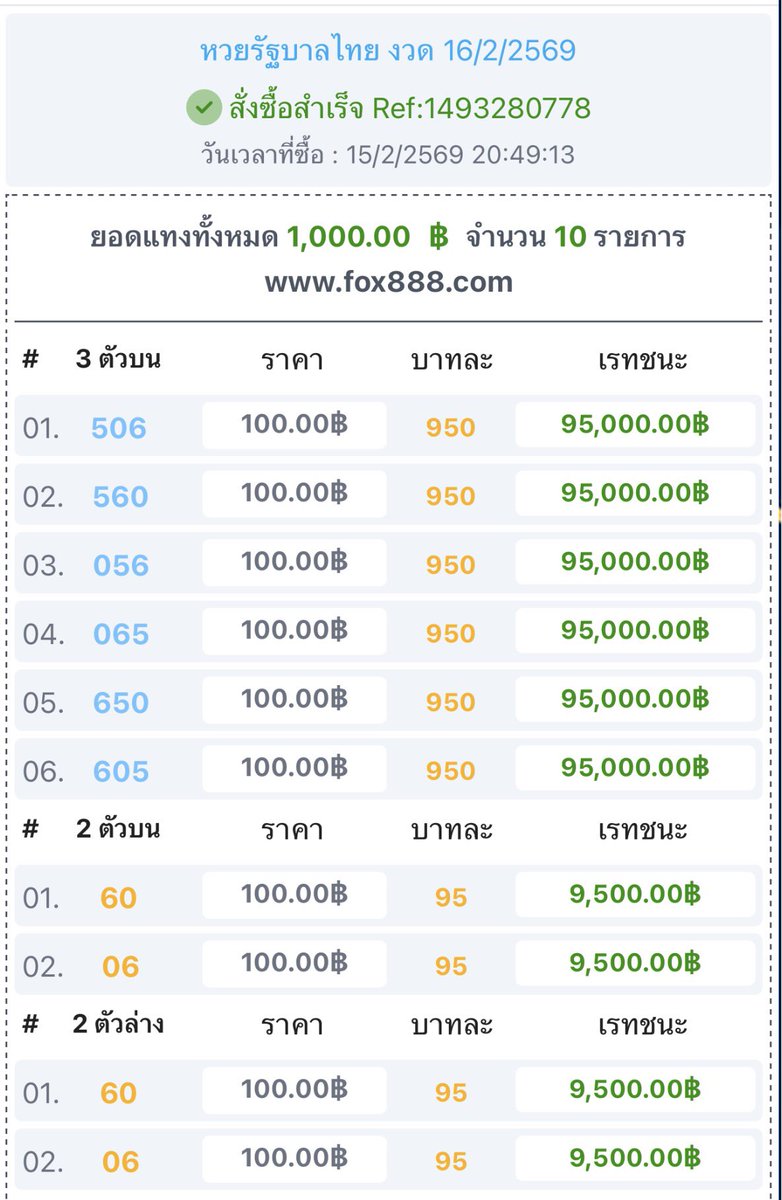 รับซื้อหวยไทย-ลาว-ฮานอย tweet media