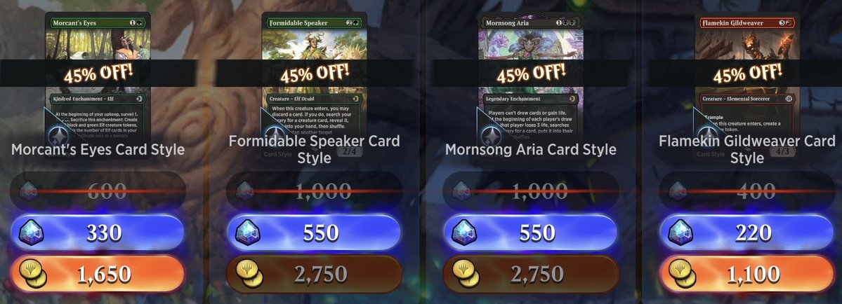 Here are the #MTGArena Daily Deals for today! #MTG #MTGA #ARENASTYLES ⁦<a href="/MTG_Arena/">MTG Arena</a>⁩