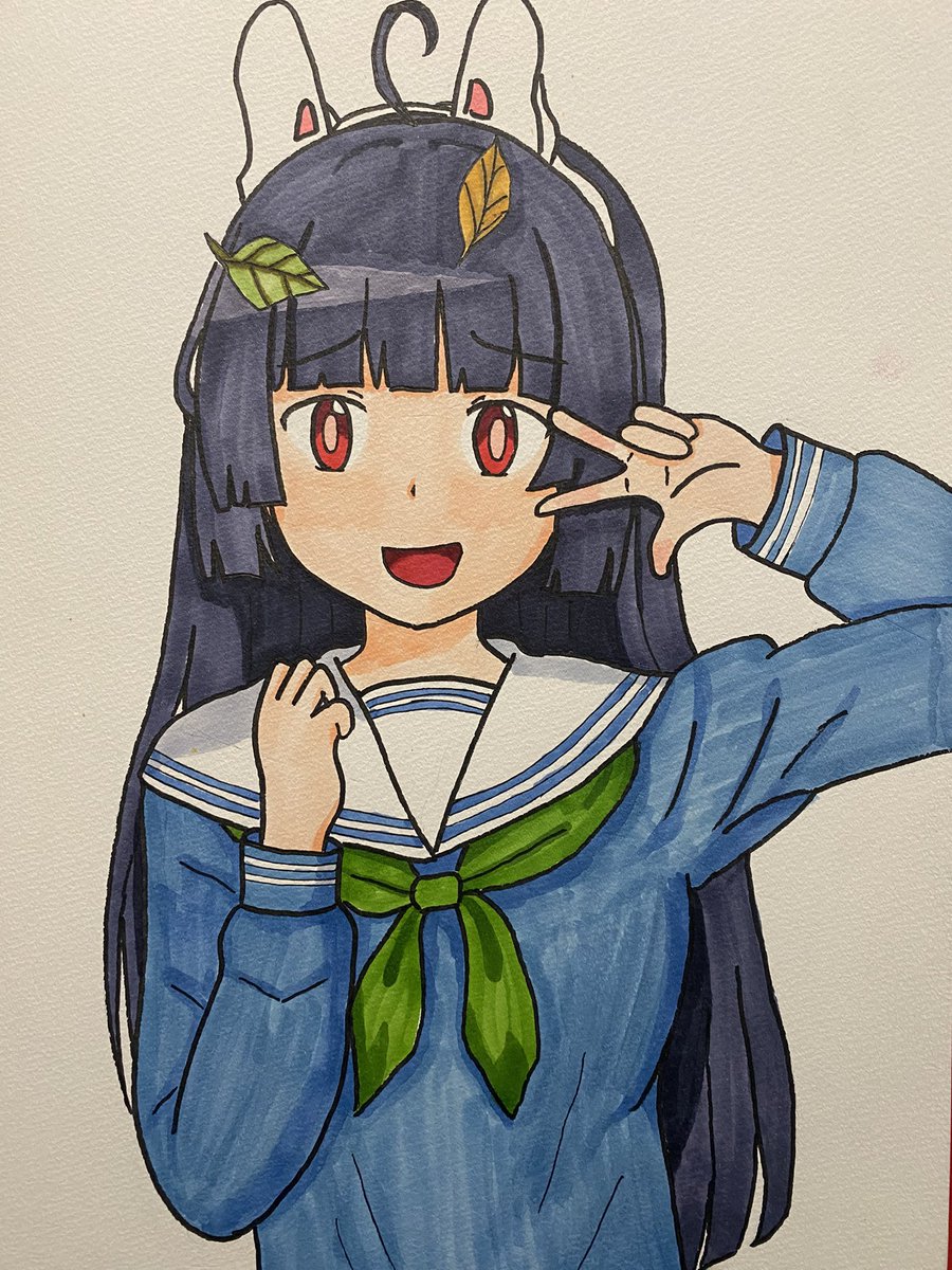 Kawashiro_Mint's tweet image. #イラスト
#ブルアカ
#shuffle
#イラスト好きと繋がりたい 
まだイラストは未完成(服装に迷い中)だけど、ブルアカのミユさんの声を聞くと、shuffleの楓ちゃんを思い出してしまう。ハルヒのみくるちゃんも、そうかw