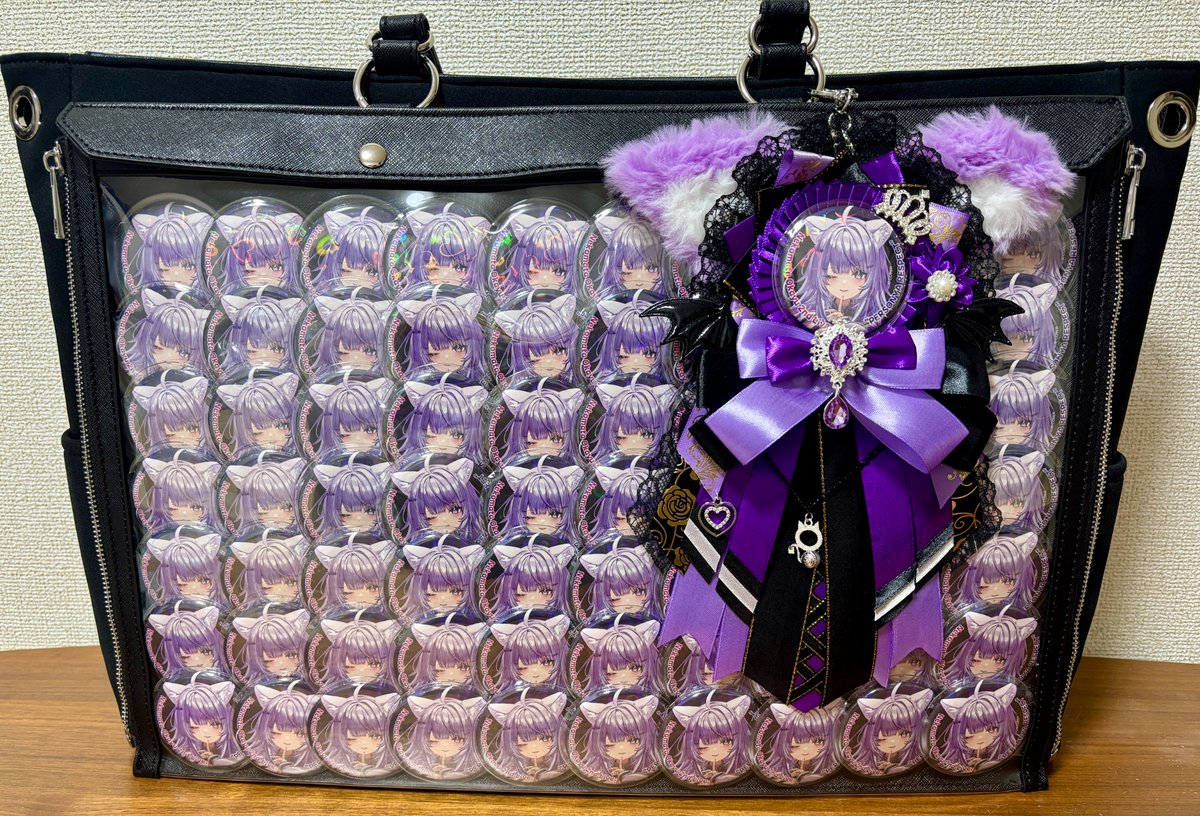 fes、EXPOに向けて痛バ作りました🍙 カバンは今回もリアレアさん