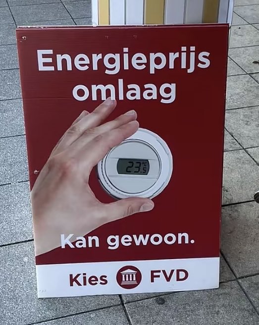 De sabotage van <a href="/D66/">D66</a> <a href="/VVD/">VVD</a> <a href="/CDA/">cda</a> ⁦<a href="/gl_pvda/">GroenLinks-PvdA</a>⁩ verpest uw leven! Energie en voedsel armoede gecreëerd door bovenstaande partijen. Voedsel armoede, criminaliteit door asielzoekers en het uitwissen van de Nederlandse cultuur! Ik heb er genoeg van stem ⁦⁦⁦<a href="/fvdemocratie/">Forum voor Democratie</a>⁩