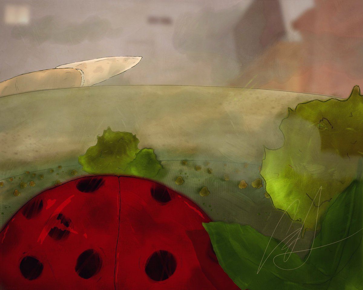 KairuKuzumaki's tweet photo. a small bug in a dank world 🐞🍃 https://t.co/D6JGYP3ToV