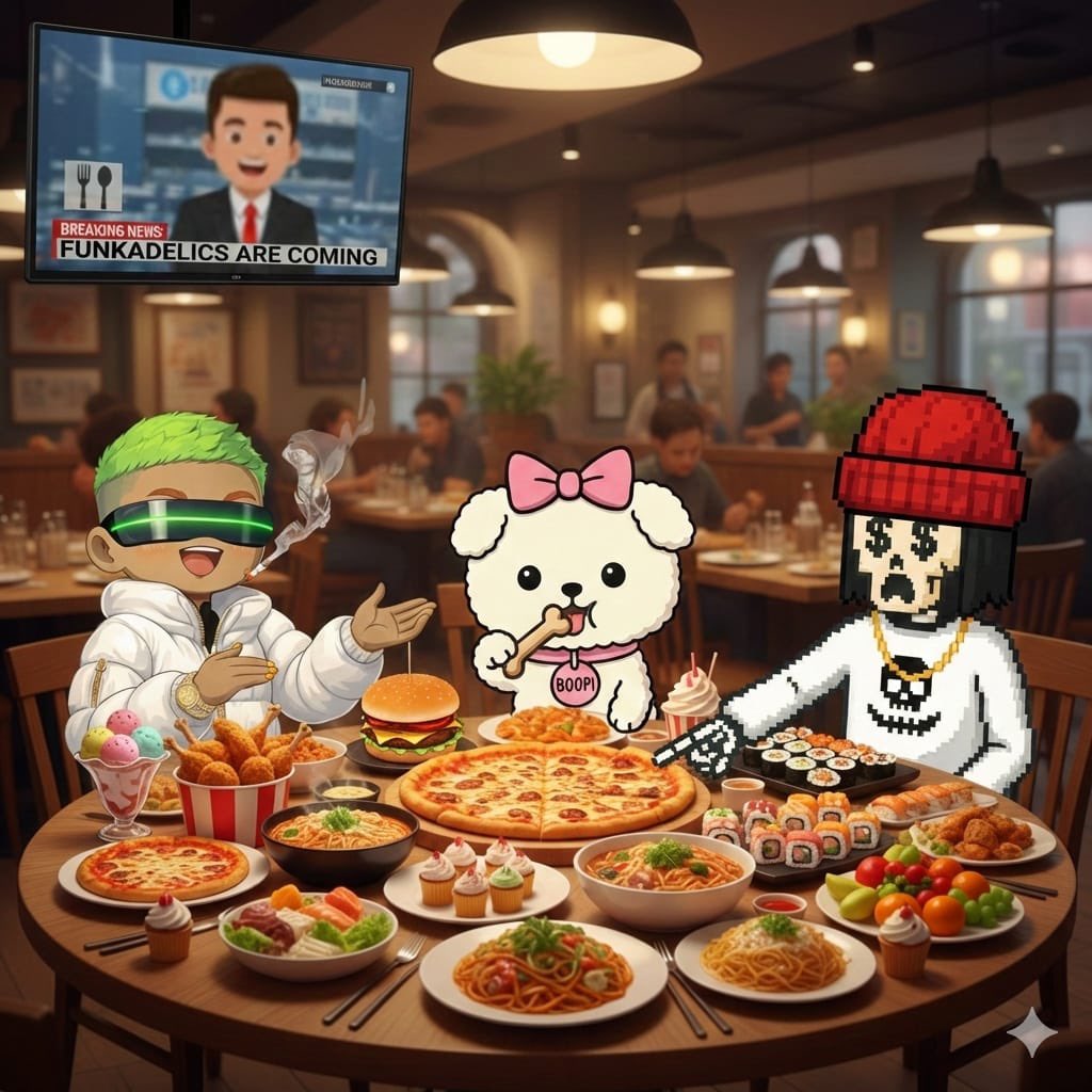 Tomorrow is community convergence;<a href="/FunksonSol/">FUNKADELICS</a> are launching and I am calling on everyone and all communities <a href="/deathofpump/">End pump fun</a> <a href="/MrOriginalKhan/">𝕂ℍ𝔸𝔸ℕ💜</a> <a href="/Lavanda_VVAIFU/">Lavanda</a> <a href="/DocOnChainX/">Doc</a> <a href="/Rcvrycoin/">Recovery</a> <a href="/KillaOmZ/">KillaOmZ🇨🇦</a> to converge and help cook x.com/i/spaces/1vAGR…
Lets pop in the space and get the cook