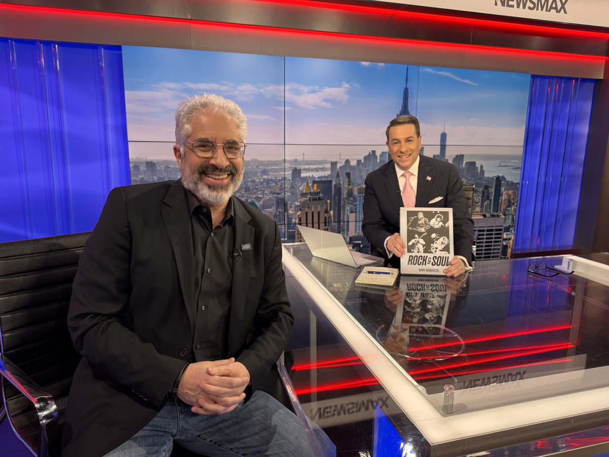 Thank you to Tom Basile for having me on America Right Now on Newsmax to discuss Rock &amp; Soul! What a great guy!
  <a href="/Tom_Basile/">Tom Basile 🇺🇸</a>