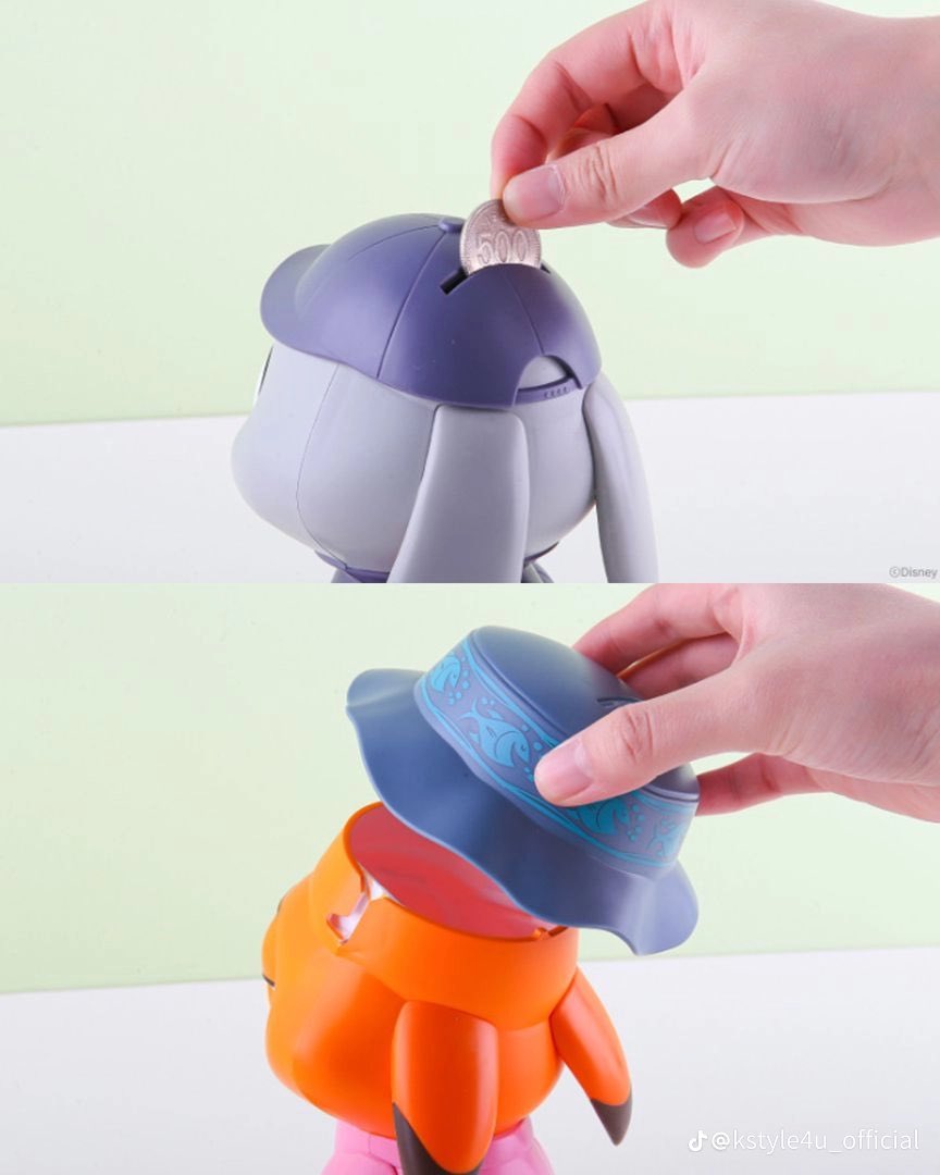 finding out dokyeom's nick and judy figures are coin banks just made everything 10x cuter