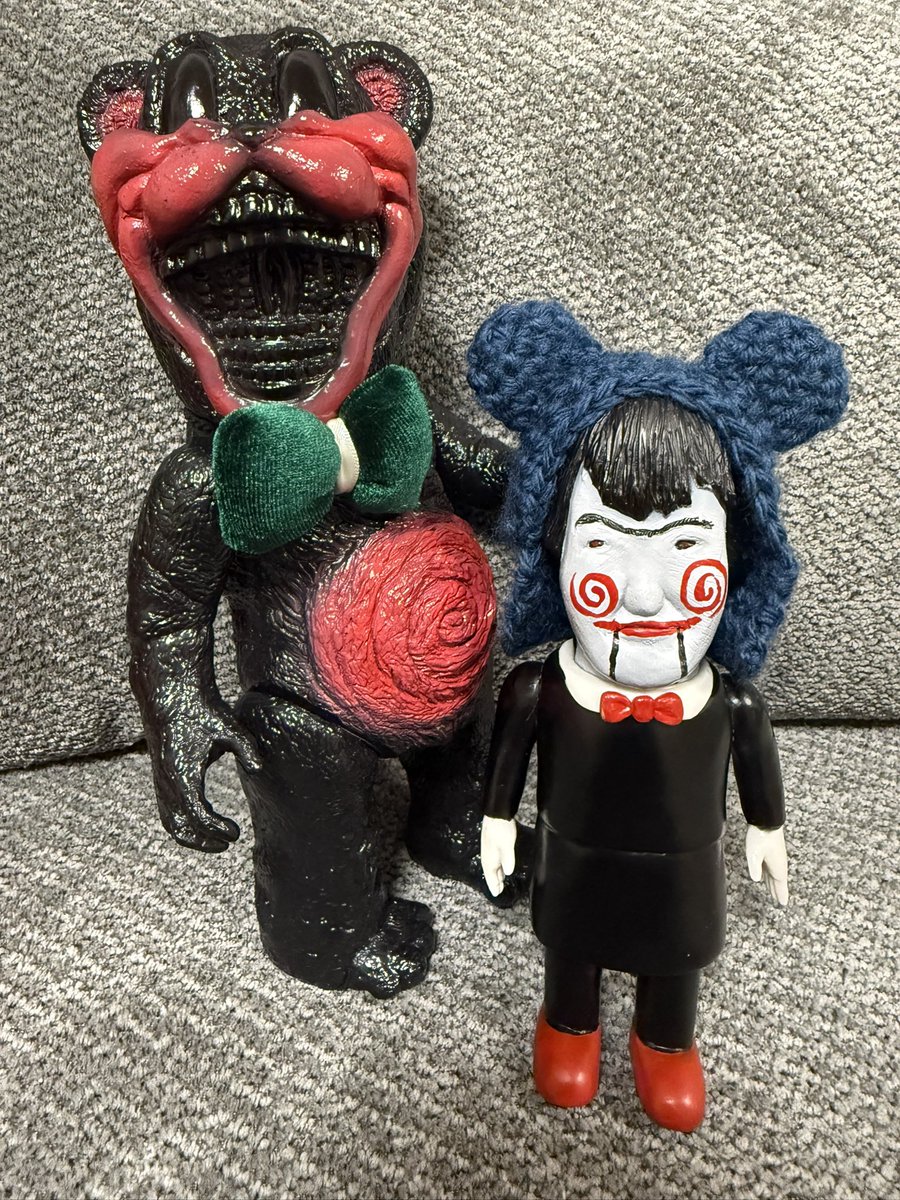 🧸と🧸！ 2人は友達🤭 #暗黒エンターテイメント #sofvi #ソフビ