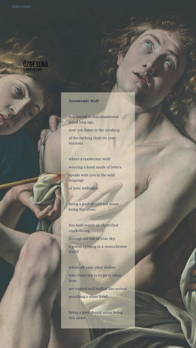 My poem "Taxidermic Wolf" is in the Pantomime Issue V of the wonderful Azarão! #poetrycommunity 

 🔗 azarao-litjournal.com/ozge-1-1-2-1-1…