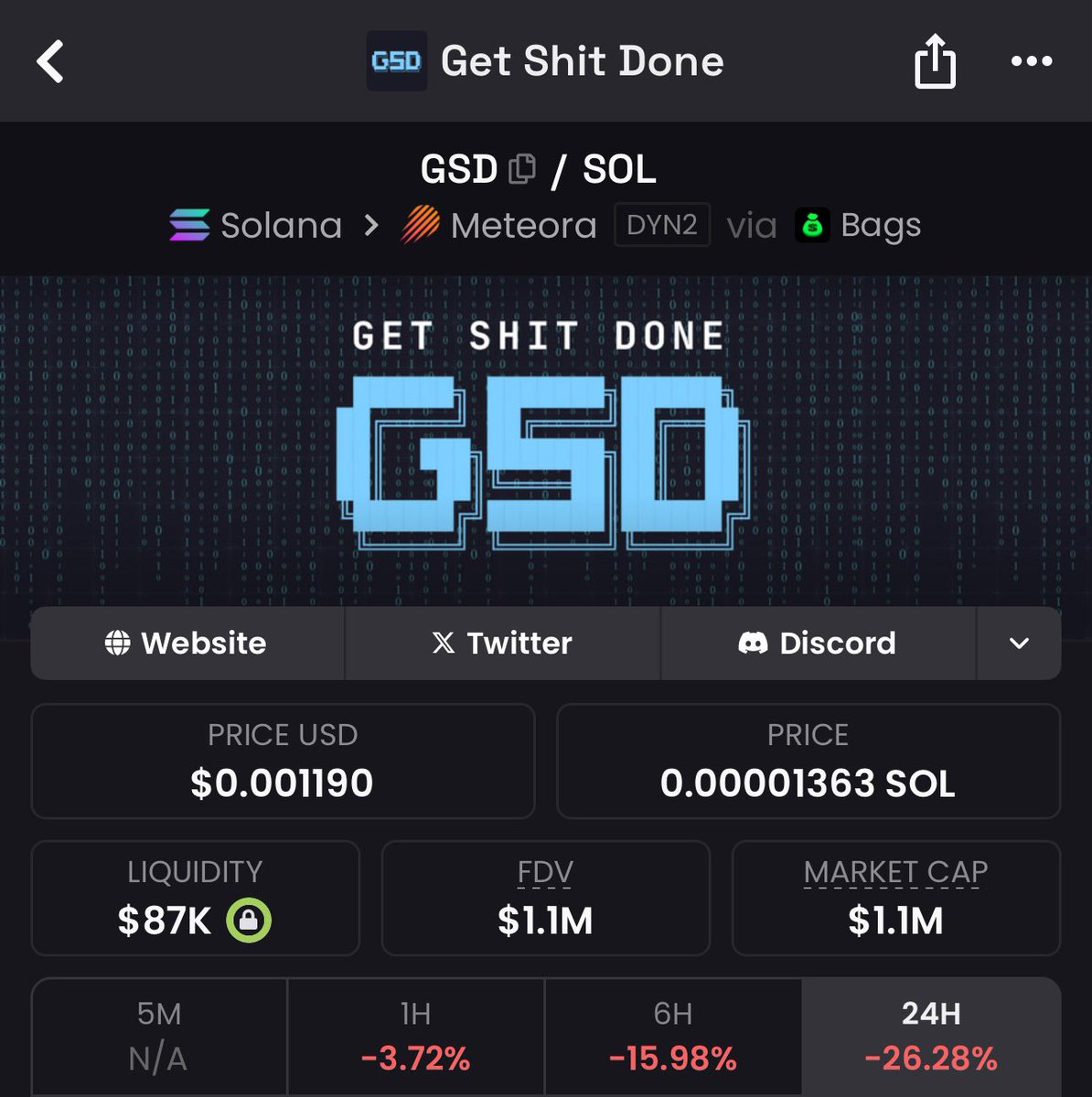 $GSD is one of the clearest asymmetric plays on the timeline right now

Strong narrative
Builder-led momentum
Community growing organically
Still early relative to where attention is heading

This is the type of project that compounds as more eyes understand it

Positioned and
