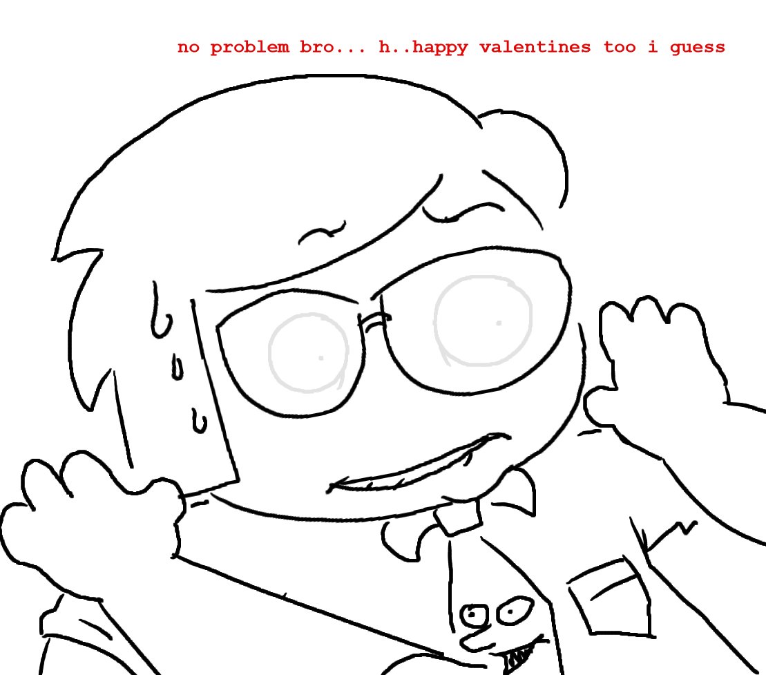 dailyjuniper's tweet image. #138
on a pepsicola streak im so sorry
#homestuck #ValentinesDay2026