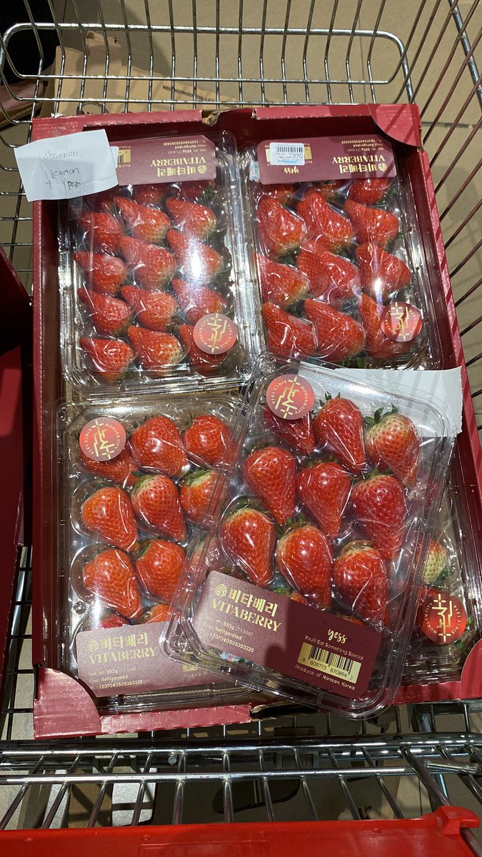 istrisahnyapaji's tweet photo. Guysss yg daerah jabodetabek aku open jastip strawberry vitaberry korea nih🍓🍓
Strawberry nya gede2, maniss dan harum bgt!!🤤🤤
Ready besok, dan limited stock jdi siapa cepat dia dapat yaa
Bisa dm aku buat yang mau
#zonauang #strawberry #strawberrykorea #wts #openjastip https://t.co/tDTQvFuZdH
