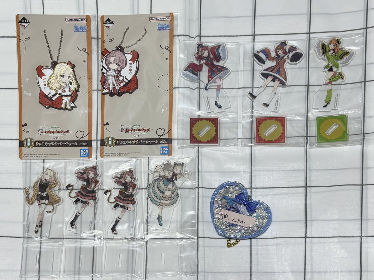 学マス 学園アイドルマスター 一番くじ 交換 アクスタ part1 part3