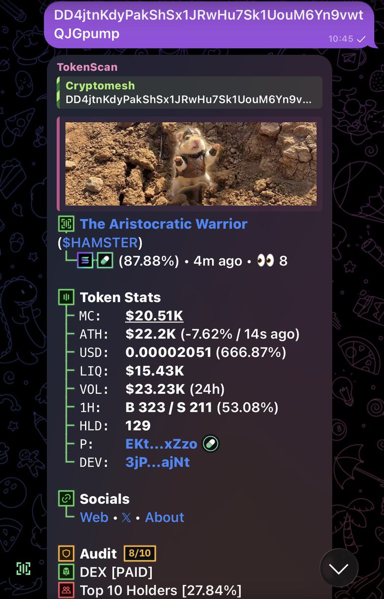 🚨🚨🚨 
Buy
CA#

DD4jtnKdyPakShSx1JRwHu7Sk1UouM6Yn9vwtQJGpump

#zeudiners #helevier #Crypto #Solana #DOGE