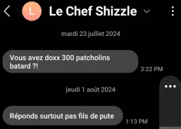 Bonjour,

On a déjà plus que pointé du doigt la toxicité et le harcèlement en ligne que pratique Yoann.
Je pense maintenant que les gens de bonne foi ont ouvert les yeux ; ne restent que les plus endoctrinés et les gens qui jouissent par procuration de sa toxicité.

Comment s’en