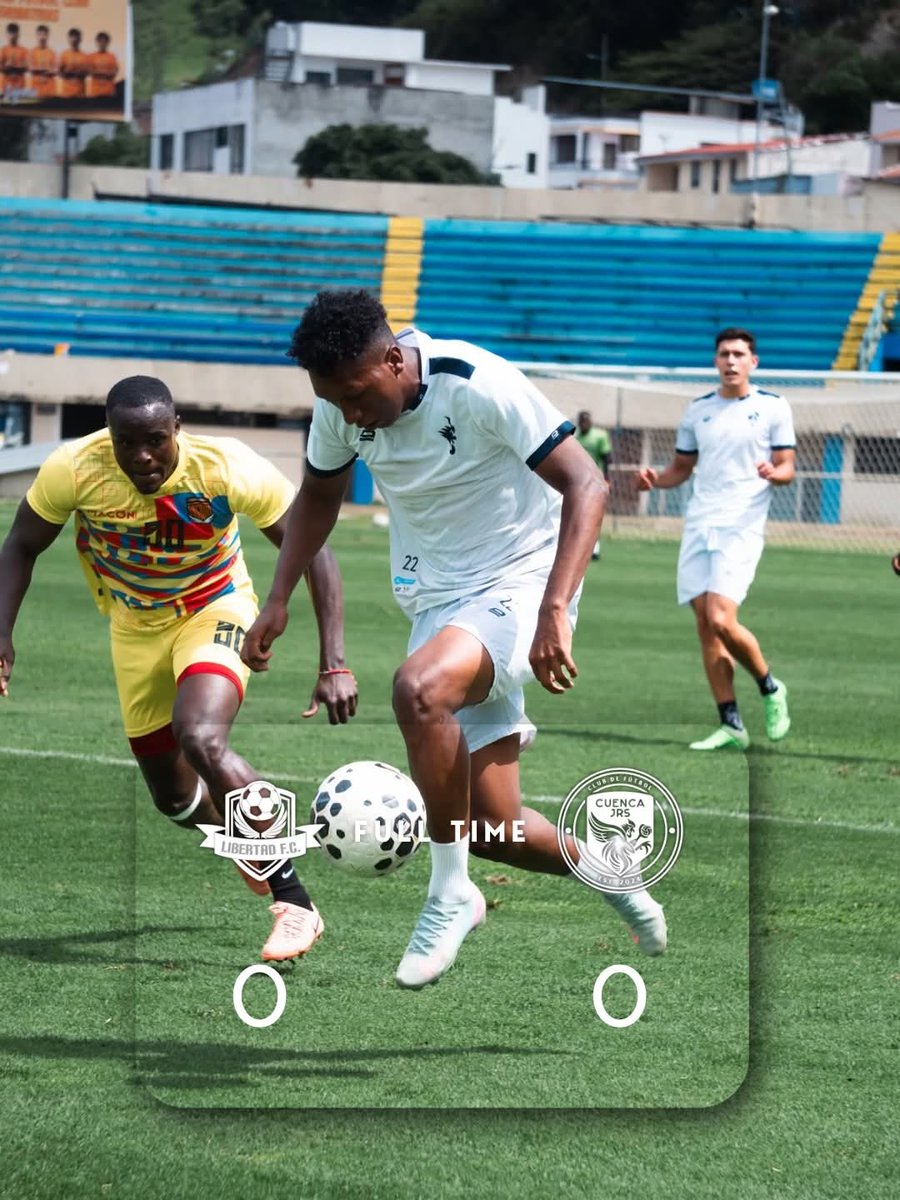 Encuentro amistoso entre Libertad FC vs Cuenca Jrs.
Se jugaron 4 tiempos de 30 minutos 
El primer partido 1-1 
Segundo partido 0-0
El gol del equipo lo convirtió Frangoy Zambrano. 
#DeporteActive