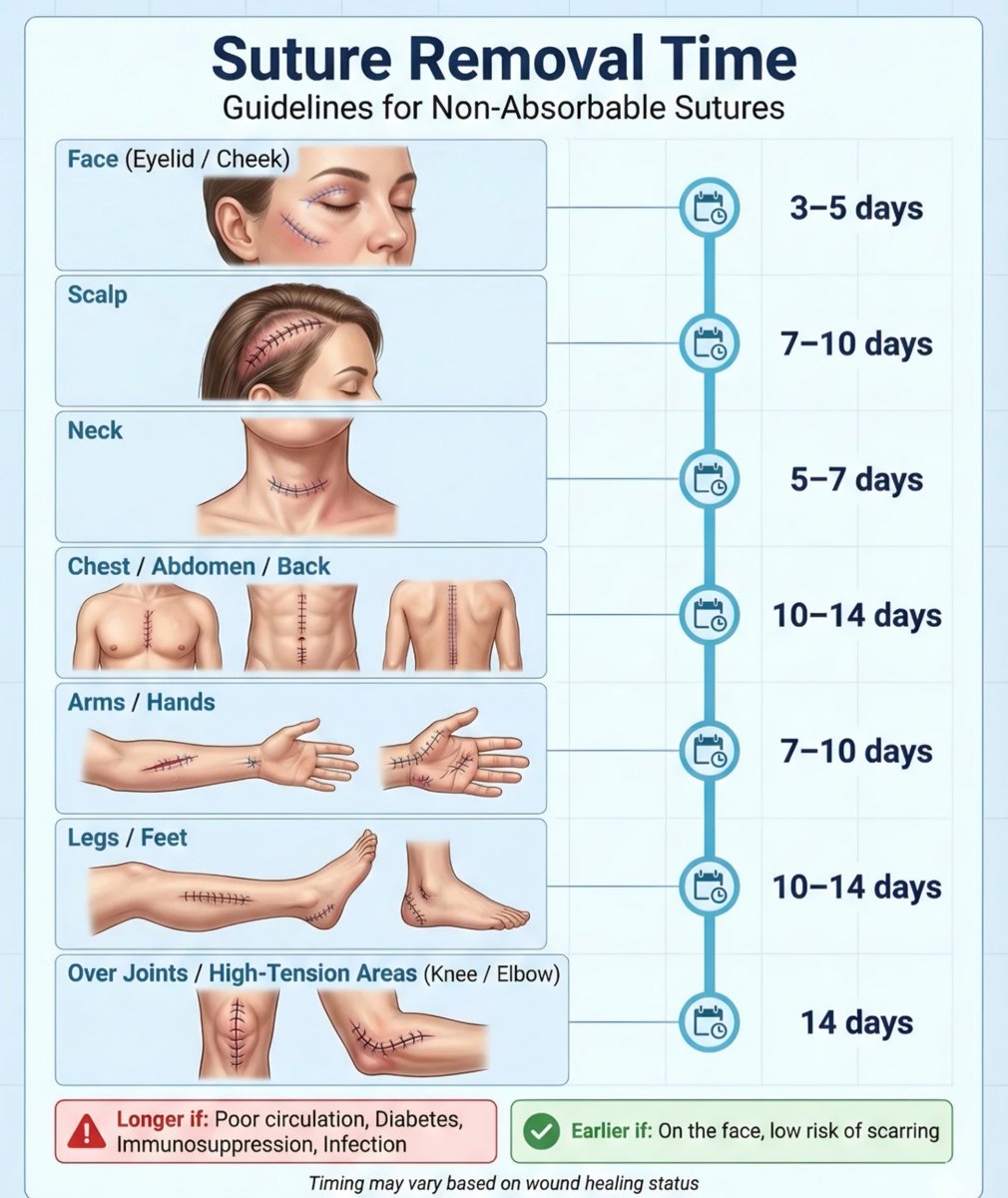 nervemed's tweet photo. Suture Removal Time https://t.co/hOOQ4khPnf