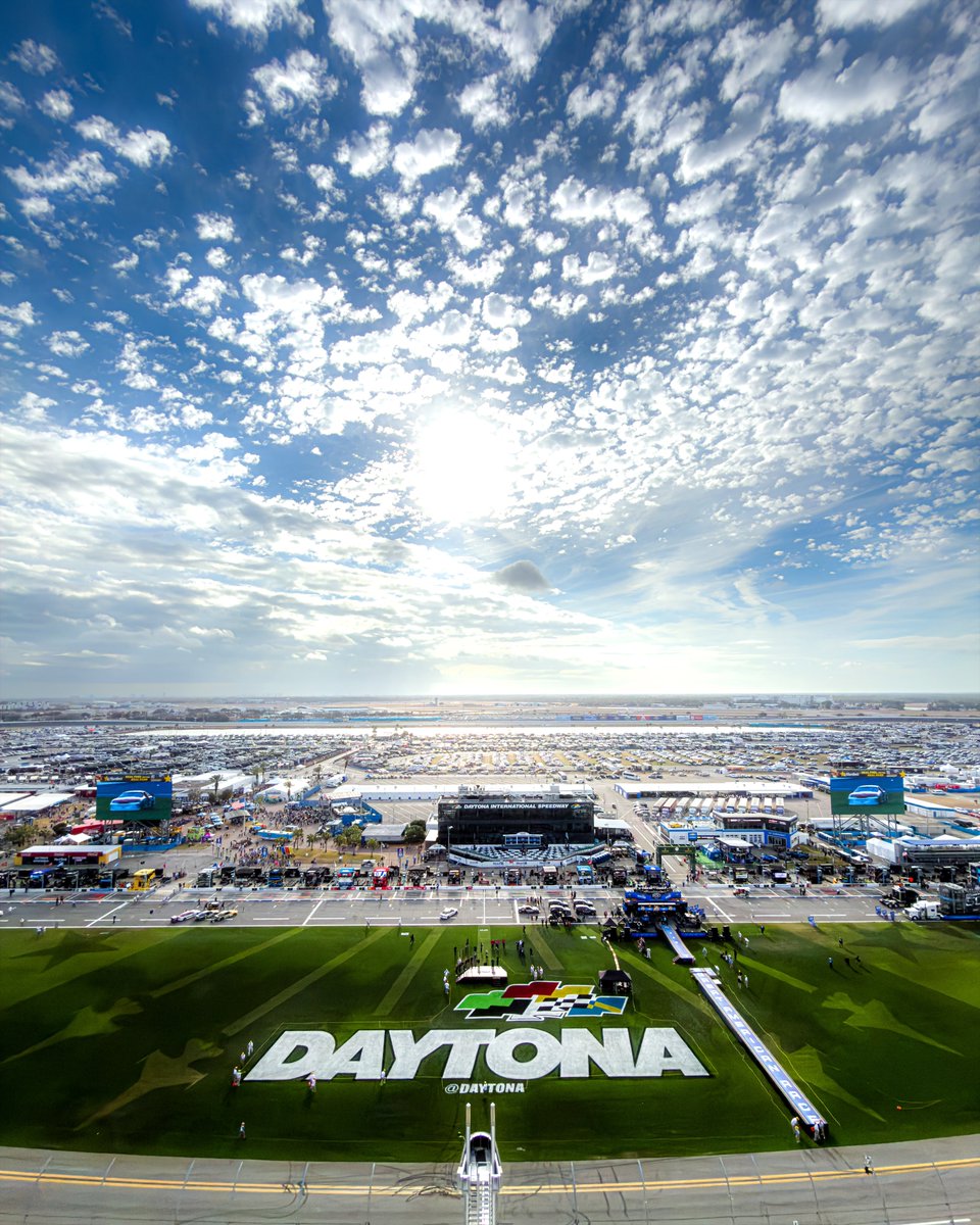 NASCAR's tweet image. We’re here. 

It’s race day.