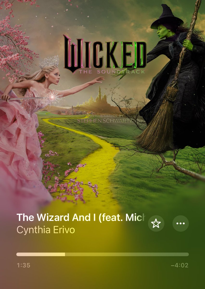 __rocketnumber9's tweet photo. day # 492 of waking up and needing to hear this immediately (skipping the first minute of course) #wicked #thewizardandi #music #goodmorning #sunday https://t.co/fvQhMMhqsF