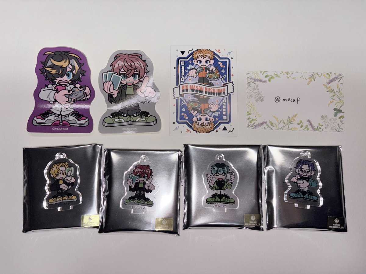 mocaf's tweet photo. 【交換/譲渡】ヒプノシスマイク ヒプマイ ドン・キホーテ ドンキ アクリルキーホルダー アクキー 特典 ステッカー

譲:
ステッカー 十四.独歩
アクキー 一二三.独歩.簓.盧笙
特典 理鶯

求:
乱数.三郎.空却.一郎
（特典のみ乱数除く）

静岡市内手渡し又は郵送希望
FF外からもお気軽にお声がけください https://t.co/IQhHy4Db1Y
