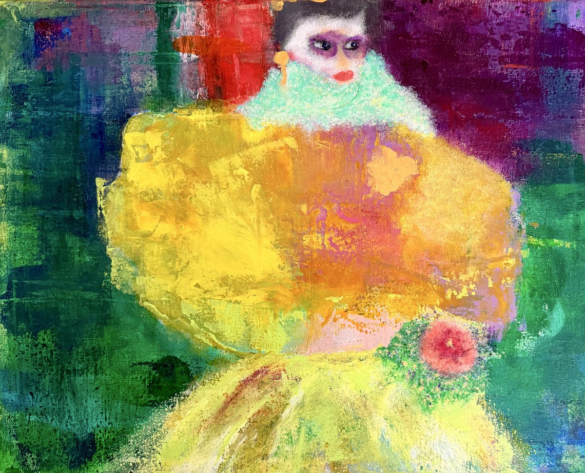 Horocue. Carnaval (drag queen). 2025. Acrílico sobre lienzo.