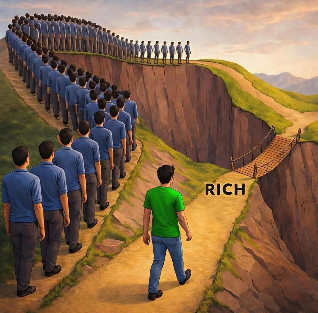 Don't be afraid to choose a different path than others.
GN