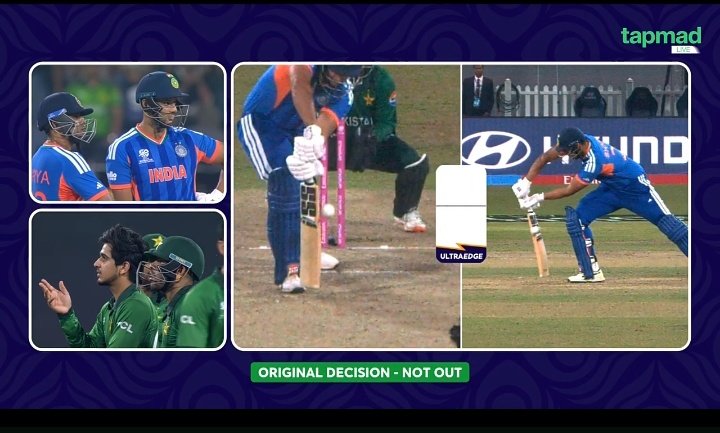 GhaffarSports's tweet photo. Indian bowler hat trick per hota tu DRS ma edge pakka thaπ€ͺ
#PakvInd #tapmd https://t.co/Rw7jkDdVcb