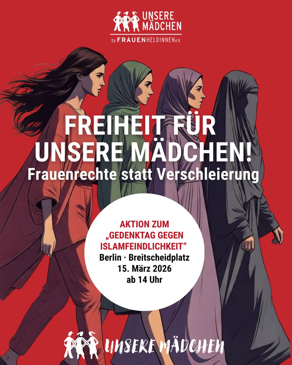 FrauenHeldinnen's tweet image. Im Rahmen der Kampagne #UnsereMädchen fordert Frauenheldinnen e. V. einen stärkeren Fokus auf den Schutz von Frauen und Mädchen vor frauenverachtenden religiös oder kulturell begründeten Praktiken.
⬇️
