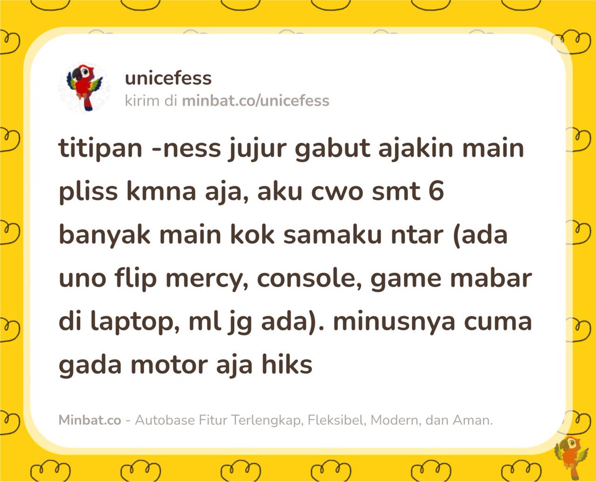 UNNES MENFESS🍌 tweet media