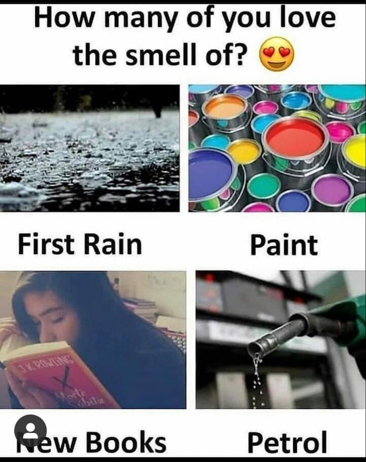 I love the fragrance of the first rain.