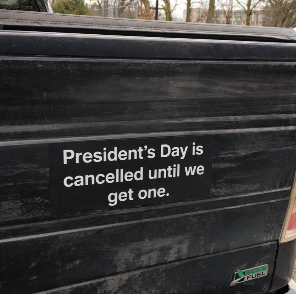 Great bumper sticker 💯