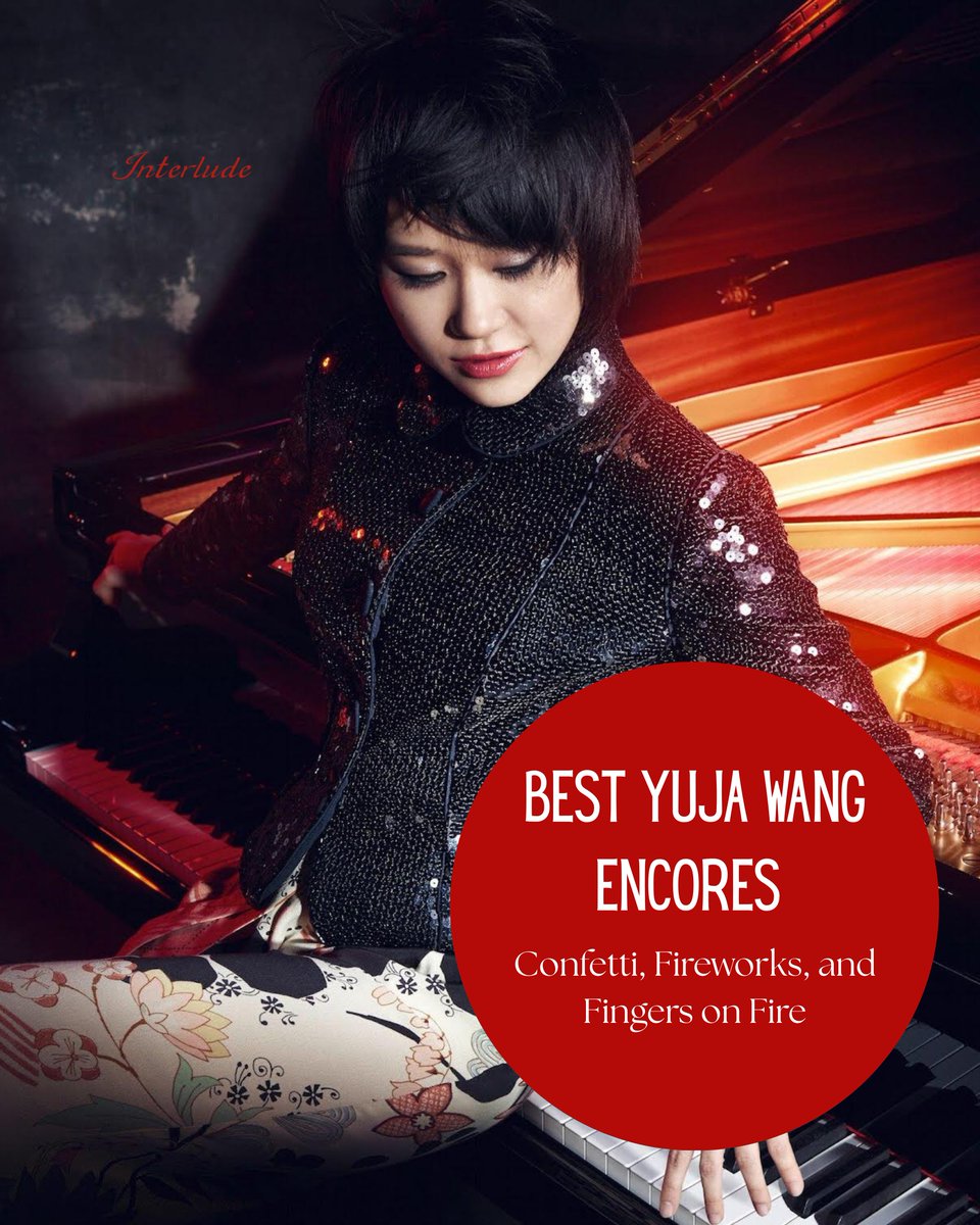 interludeHK's tweet image. Best Yuja Wang encores
Confetti, fireworks, and fingers on fire 🔥🎹

tinyurl.com/2fzr63cj 

#YujaWang #PianoVirtuoso #Encore #ClassicalPiano