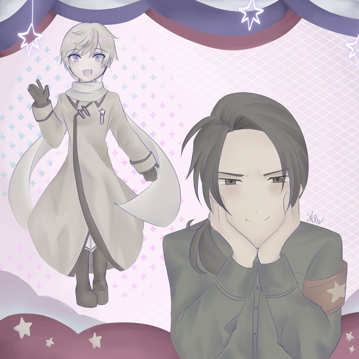Talvi_00's tweet photo. China &amp; Russia #hetalia #geopoliticsboys https://t.co/K9FZMoyyMW