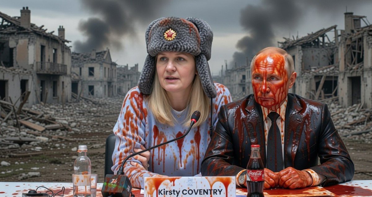 Magda_M_2020's tweet photo. @Skeleton_UKR @Olympics Can she make even more of a fool of herself?🤦‍♀️🤮
She should say: I am because dictators want me to be.
Disgusting!
#FireCoventry 
#BloodyOlympics https://t.co/VqXkKEQi6T