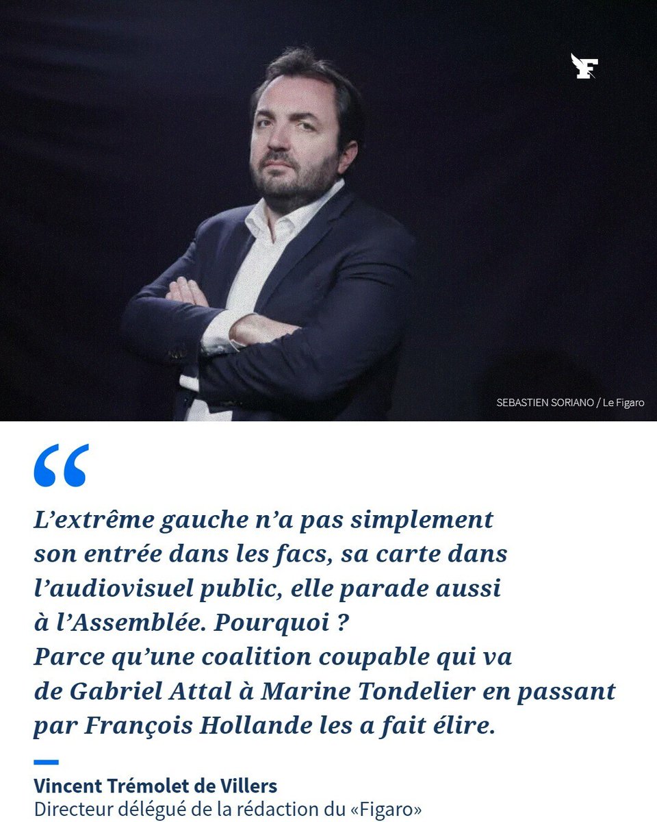 «Quentin dans cette histoire n’est pas "un militant"  pris dans une "rixe" mais un martyr de la liberté d’expression que l’extrême-gauche, aidée par trop de complices, veut remplacer par son hideuse loi de la meute», s'exclame <a href="/vtremolet/">Vincent Tremolet de Villers</a> dans son édito.