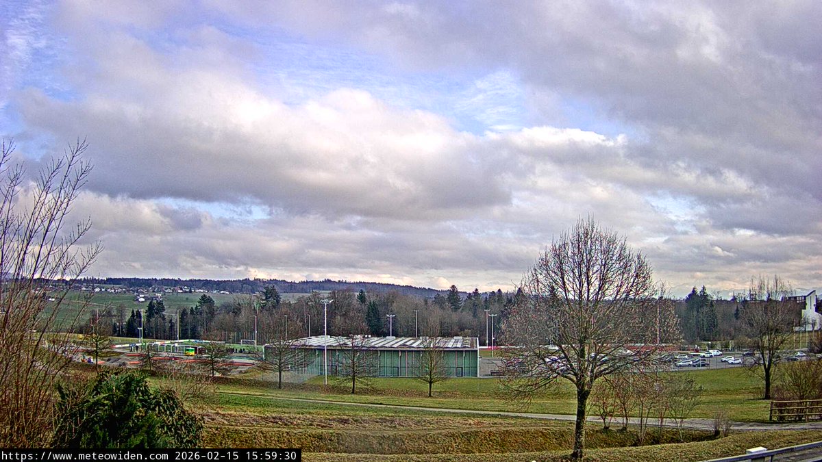 🕒 15:59     15.2.2026
🌡️ 3.0°C 📉
🧭 1012.0 hPa ⬇️
🌧️ 0.00 mm
💧 84%
💨 0.0 km/h
🧭 SSW
🔆 74 W/m²