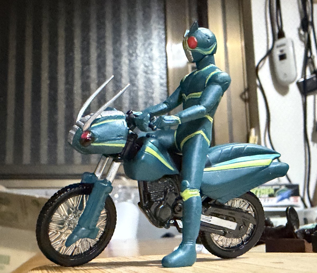 メルカリでお迎えした 仮面ライダーJとジェイクロッサー 小さいけど