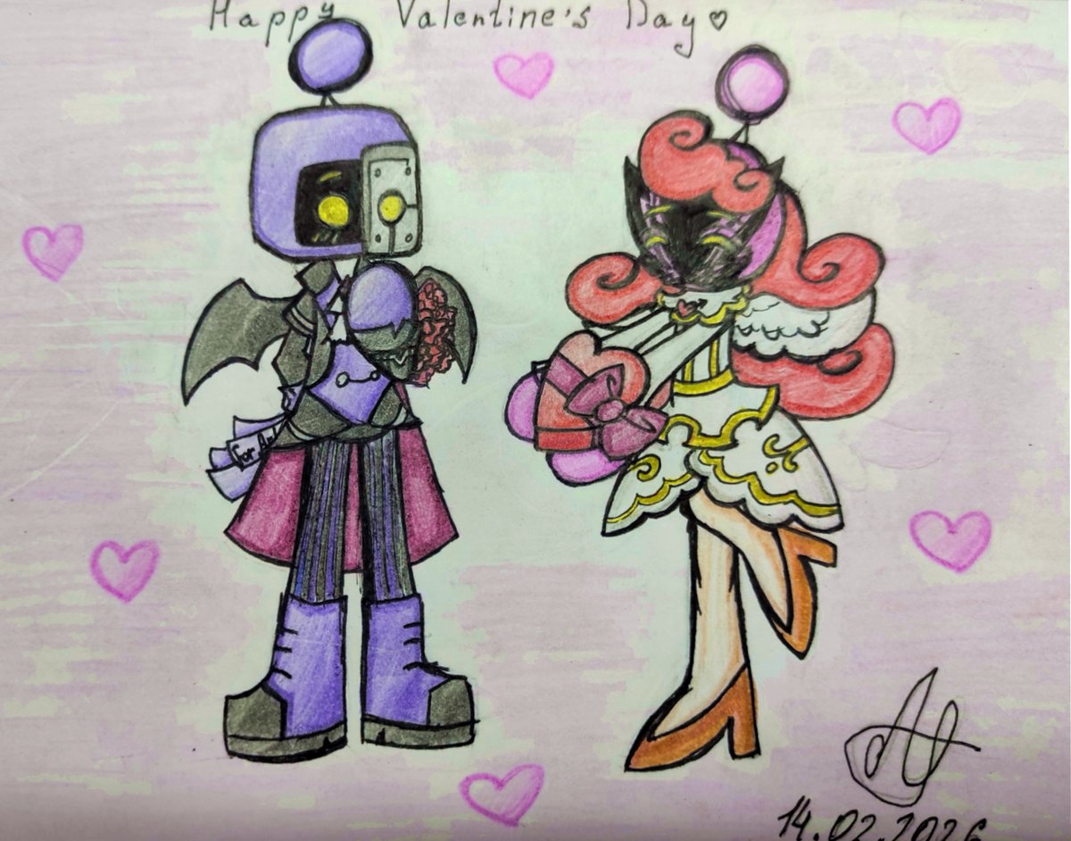 Happy Valentine's Day!
(2/2)
Have you already given a gift to your significant other or just to someone you love?❤️🌹

#Bomberman #SuperBombermanR #BombermanOC #BombermanAU #OcxCanon