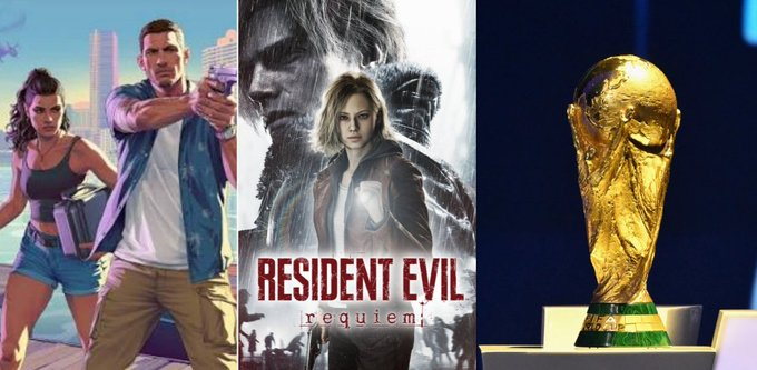 🔍 CURIOSIDADE! Em todos os anos em que foram lançados um GTA e um Resident Evil, a Seleção Brasileira conquistou pelo menos 1 título:

📅 1999 | 🎮 GTA 2 e RE 3 ➜ 🏆 Copa América
📅 2013 | 🎮 GTA 5 e RE 6 ➜ 🏆 Copa das Confederações
📅 2026 | 🎮 GTA 6 e RE 9 ➜ ⏳

Será que
