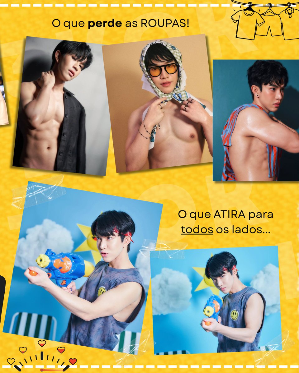 Nessa última ideia que postamos: você é o que perde as roupas ou o que atira para todos os lados?? Ou os dois?