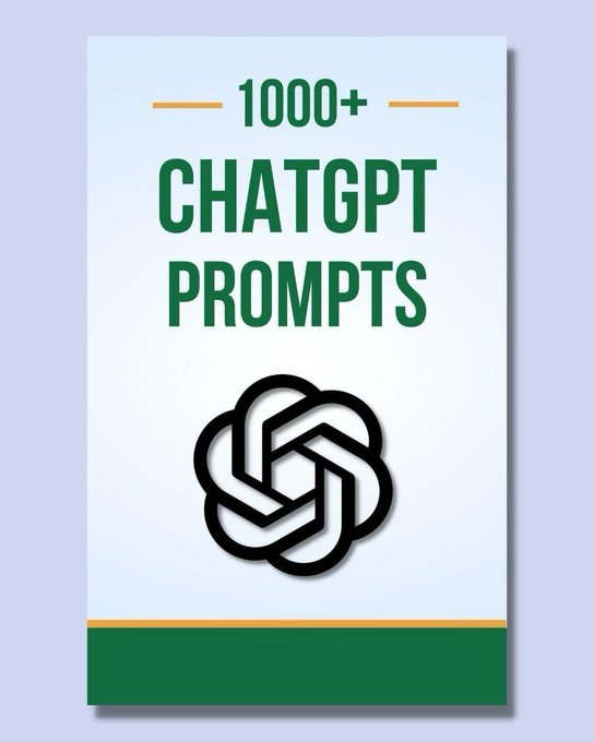 techwith_fahim's tweet photo. Prompt engineers make $120k-$300k yearly.

That's why I built "1000+ GPT-4 Prompts":

• 1000+ Prompts
• 5000+ AI Tools
• Tips, Tricks, Techniques &amp; more.

And for 24 hours, it's 100% FREE!

To get it, just:

1. Like &amp; Repost
2. Reply "Prompt"
3. Follow me (so that I can DM) https://t.co/D42HAgYJR9