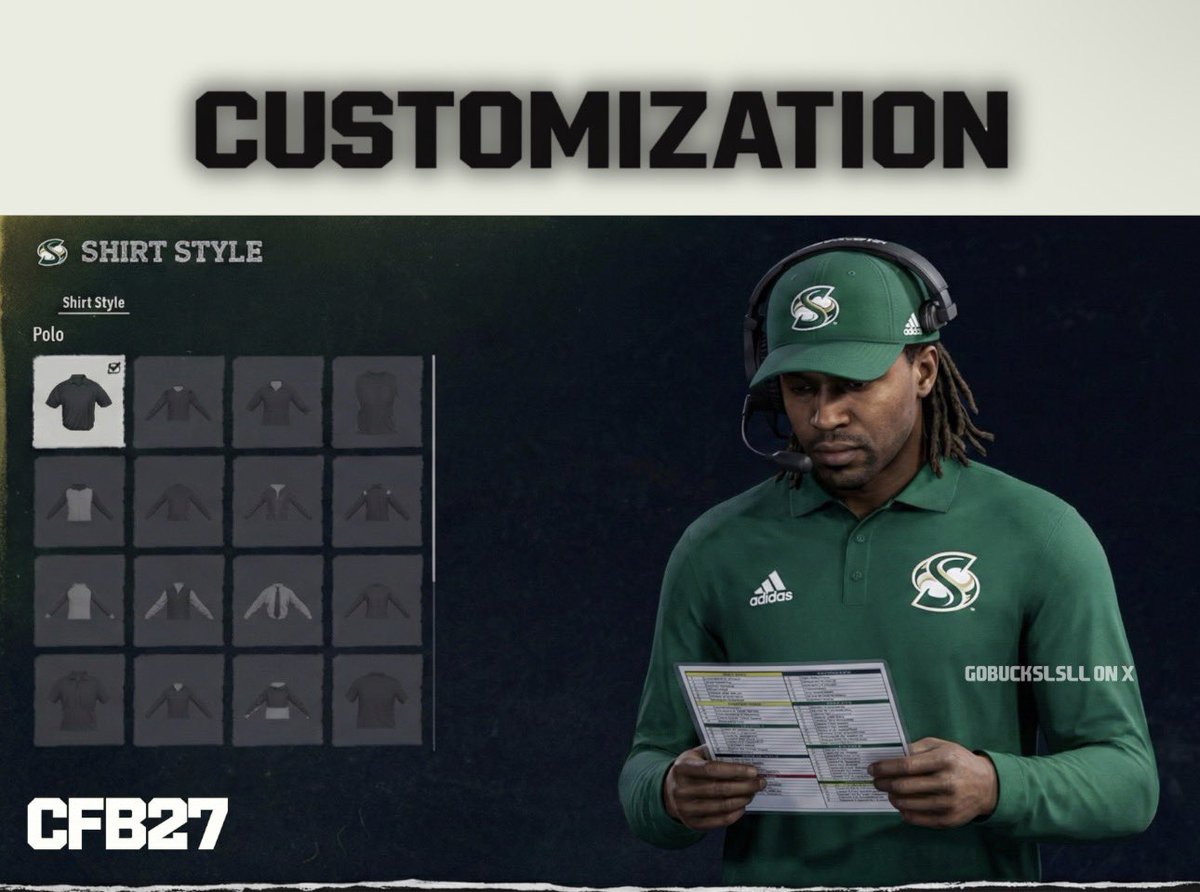 Welcome Sacramento State to #EACFB27 🫡

Would love to have more coaching customization options to give the game more immersion. 

I’m 100% running a dynasty with the Hornets 🐝