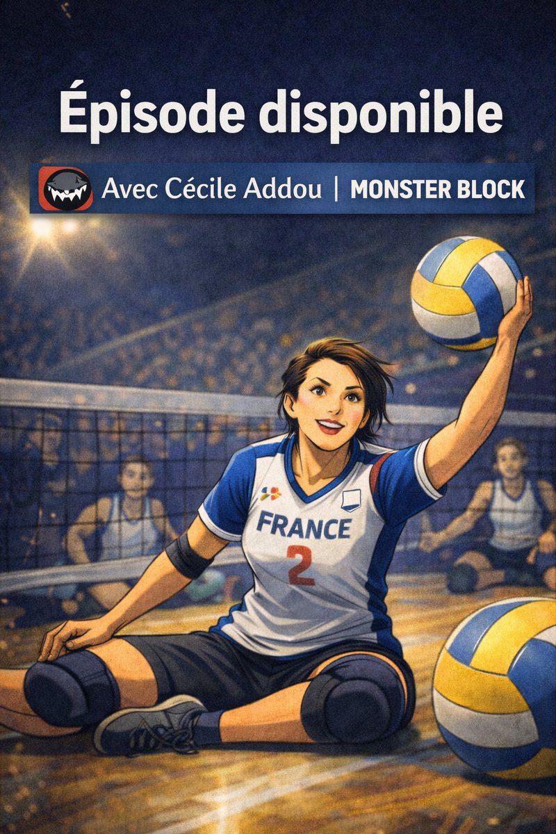 🚨 ÉPISODE DISPONIBLE 🚨

Dans ce nouvel épisode de MONSTER BLOCK,
Cécile Addou nous plonge dans la réalité d’un sport spectaculaire et exigeant.

🎧 Disponible maintenant ! 👇

Substack 👉 goodbetvolley.substack.com/p/f3edec3b-92a…

Spotify 👉 open.spotify.com/episode/22DBD3…

<a href="/Goodbetvolleyo/">Goodbetvolley</a>