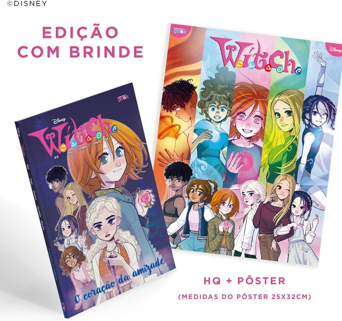 💜 ELAS ESTÃO DE VOLTA!

✨️ "W.I.T.C.H.: O poder da amizade" é uma história inédita em quadrinhos das bruxinhas mais amadas de todas!

O lançamento é em março e a pré-venda com brinde já começou: a.co/d/072hX3M0