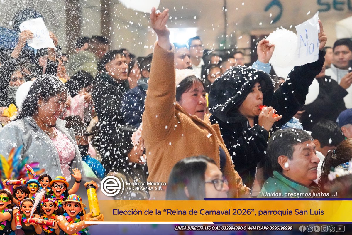 𝐓𝐫𝐚𝐝𝐢𝐜𝐢𝐨́𝐧 𝐲 𝐜𝐮𝐥𝐭𝐮𝐫𝐚 ⚡🎉| <a href="/Tony_Coronel/">Tony Coronel V∴</a> gerente de #LaNuevaEERSA, participó en la Elección de la Reina de Carnaval 2026 de la parroquia San Luis, un espacio donde se resaltan nuestras raíces, la identidad y la alegría de nuestra gente👑🎉.