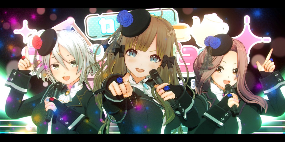 お題：アイドル
エンパイアクラブでメイドルのアイドルが一夜限りのバンドルするから応援しましょ！そうしましょ(o🪄>∀<)o🪄！！
#cm3d版深夜の真剣エディット60分一本勝負 #COM3D2
