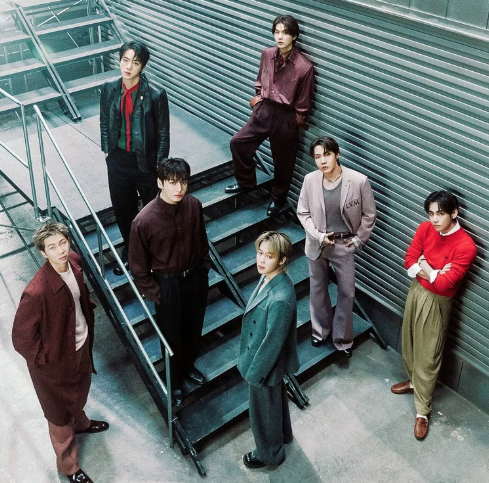 BTS was the most streamed kpop artist on Spotify during Valentine's Day.